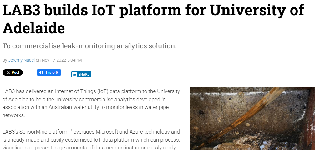 University of Adelaide case study visualization